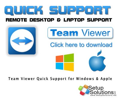 Quick Support TeamViewer from Setup Solutions LLC
